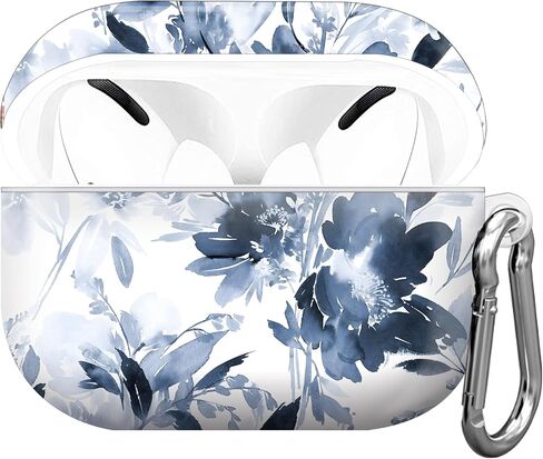 متوافق مع غطاء حافظة Airpod pro الجيل الثاني/الأول مع سلسلة مفاتيح بنمط لطيف وغطاء صلب ومضاد للانزلاق للرجال والنساء والفتيات (Smile Panda) in Saudi Arabia