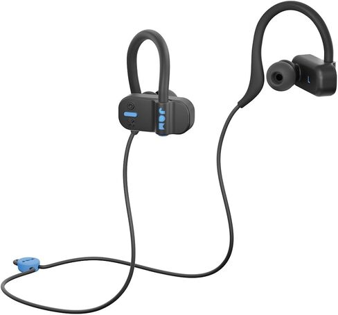 JAM Live Fast Workout Earphones 30 ft. Bluetooth Range, IP67 Sweat Resistant Earbuds 3 Sizes Included, 12 Hour Battery Life, Hands-Free Calling Black in Saudi Arabia