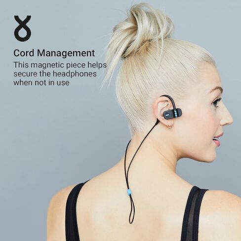 JAM Live Fast Workout Earphones 30 ft. Bluetooth Range, IP67 Sweat Resistant Earbuds 3 Sizes Included, 12 Hour Battery Life, Hands-Free Calling Black in Saudi Arabia