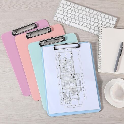 Mr. Pen- Plastic Clipboard, 12.5" x 9", 2 Pack, Black, Clipboards for Kids & Adults, Clipboards Plastic, Clip Board, Teacher Clipboard, Kids Clipboard, Cute Clipboard, Plastic Clipboards in Saudi Arabia