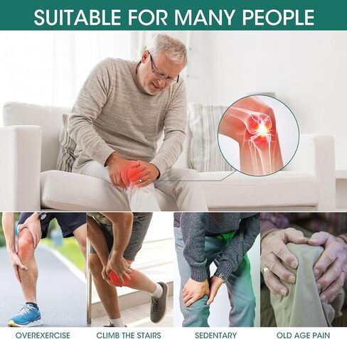 32 رقعة طبيعية للركبة، رقعات عشبية دافئة لمعجون رقعة الركبة، يدوم طويلاً لتقليل المفاصل غير المريحة، ملصق مستخلص الشيح للركبة والكتف والظهر والرقبة والخصر in Kuwait