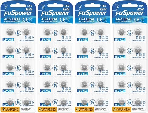 LR 41 Batteries LR41 Button Batteries AG3 LR736 SR41 Watch Battery 736 (40 Count (Pack of 1)) in Saudi Arabia