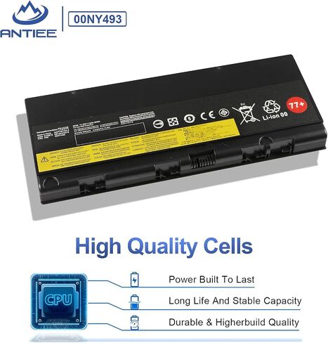 01AV477 00NY493 77+ 77++ Laptop Battery for Lenovo Thinkpad P50 P51 P52 00NY490 00NY491 00NY492 01AV496 01AV495 SB10K97634 SB10K97635 SB10H45075 SB10H45077 SB10H45076 SB10H45078 L17L6P51 L17M6P51 90Wh in Saudi Arabia