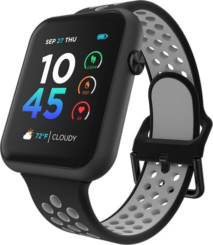 ساعة ذكية iTouch Air 4 - متتبع اللياقة البدنية، مراقب معدل ضربات القلب، وجه ساعة قابل للتخصيص - متتبع النشاط والسعرات الحرارية - أكثر من 100 وضع رياضي - اتصال بلوتوث in Kuwait