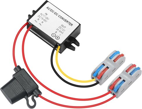 AC DC 15V-40V Step Down to DC 12V 3A Power Converter IP68 Waterproof Transformer 36W Buck Converter for Truck Boat Vehicle Car Cart in Saudi Arabia