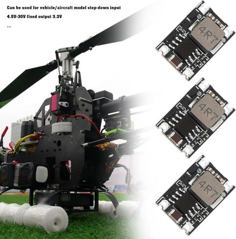 5PCS DC-DC Step-Down PCB Power Supply Module 5V-30V Input to 3.3V Output 1.5A Mini Step-Down Vehicle Power Supply for Vehicle Aircraft Model (3.3V) in Saudi Arabia