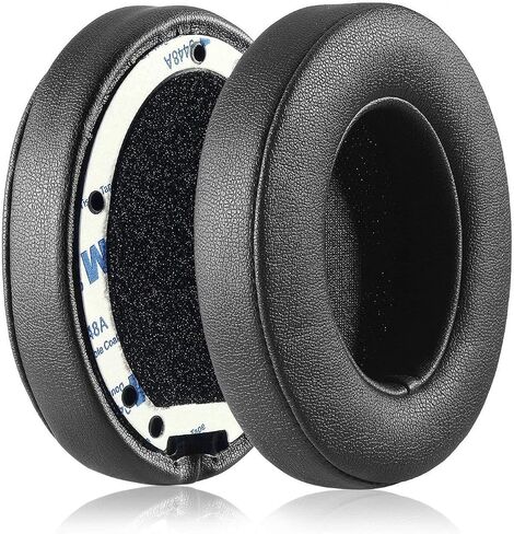 Alitutumao Studio 2.0 Memory Foam Ear Pads Protein Leather Replacement Earpads Ear Cushion Ear Cups Compatible with Beats Studio 2.0 Wired Studio 2.0 Wireless Sutdio 3.0 Over-Ear Headphones (Black) in Kuwait