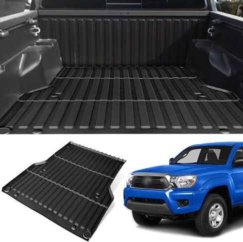 TIYURENER Truck Bed Mat Compatible with 2022 2023 2024 Toyota Tundra 5.5FT Truck Bed Mat Original Car Design Toyota Tundra Accessories Truck Bed Liner TPE Material Anti Slip Truck Bed Mat in Saudi Arabia