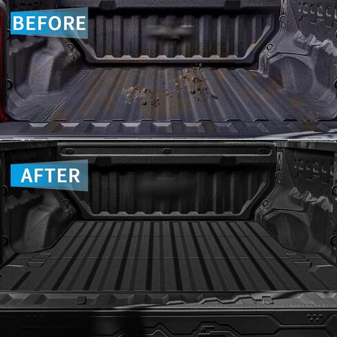 TIYURENER Truck Bed Mat Compatible with 2022 2023 2024 Toyota Tundra 5.5FT Truck Bed Mat Original Car Design Toyota Tundra Accessories Truck Bed Liner TPE Material Anti Slip Truck Bed Mat in Saudi Arabia