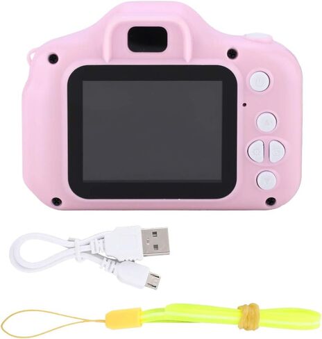 Kids Camera, 12 * 11 * 5 X2 Mini Portable 2.0 Inch Color Screen Childrens Digital Camera HD 1080P (Blue) in Saudi Arabia