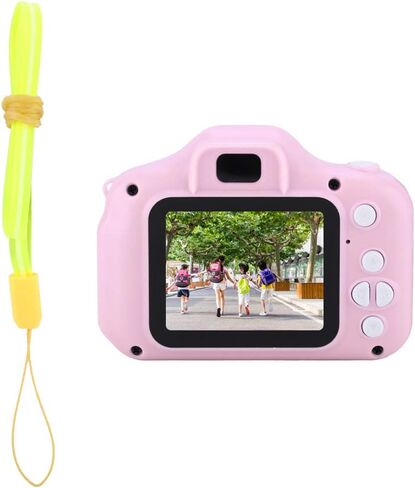 Kids Camera, 12 * 11 * 5 X2 Mini Portable 2.0 Inch Color Screen Childrens Digital Camera HD 1080P (Blue) in Saudi Arabia