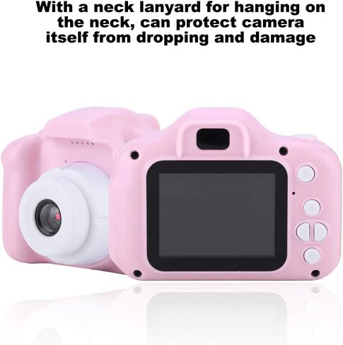Kids Camera, 12 * 11 * 5 X2 Mini Portable 2.0 Inch Color Screen Childrens Digital Camera HD 1080P (Blue) in Saudi Arabia