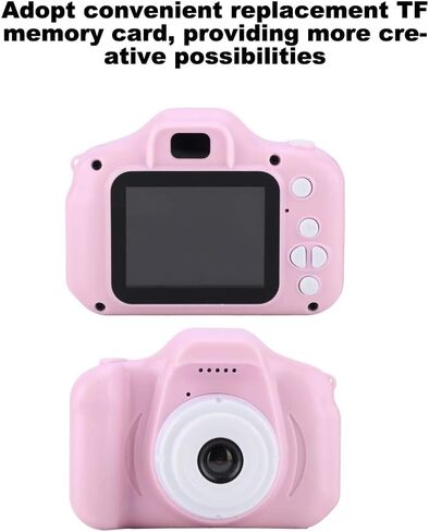 Kids Camera, 12 * 11 * 5 X2 Mini Portable 2.0 Inch Color Screen Childrens Digital Camera HD 1080P (Blue) in Saudi Arabia