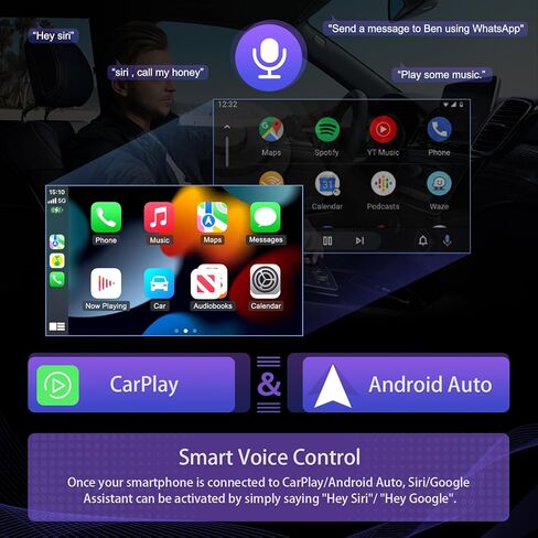 محول Geloo Carplay، مجموعة Carplay & Android Auto التحديثية المتوافقة مع Mazda 2/3/6/CX3/CX5/CX9/MX5 2014-2021 سنة، TK78-66-9U0C 00008FZ34 OEM Hub مجموعة التحديثية لنظام توصيل MZD in Kuwait