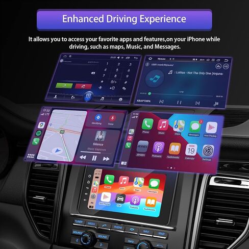 محول Geloo Carplay، مجموعة Carplay & Android Auto التحديثية المتوافقة مع Mazda 2/3/6/CX3/CX5/CX9/MX5 2014-2021 سنة، TK78-66-9U0C 00008FZ34 OEM Hub مجموعة التحديثية لنظام توصيل MZD in Kuwait