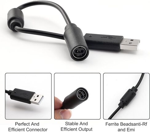 USB Breakaway Cable for Logitech G920 for Thrustmaster Ferrari 458 Spider Upgraded Replacement Racing Steering Wheel Cable Adapter in Saudi Arabia