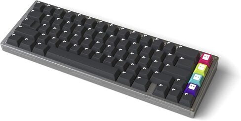 DROP MiTo GMK Pixel Custom Keycap Set - Doubleshot Cherry Profile - Compatible with Cherry-MX Style Mechanical Keyboards (Decorations Kit), Black in Saudi Arabia