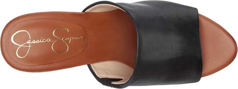 Jessica Simpson Women's Shelbie Block Heel Platform Heeled Sandal, Dark Black, 6 in Saudi Arabia