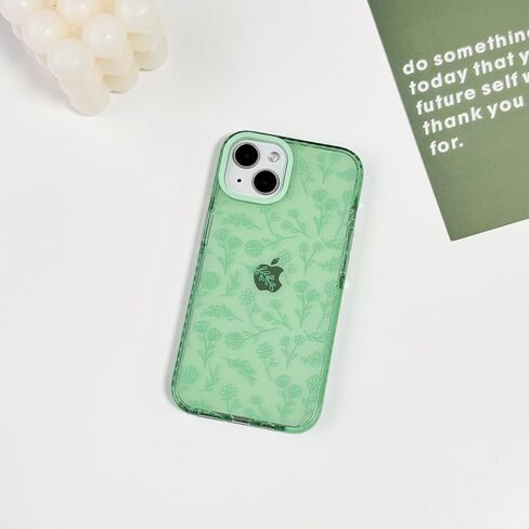 NITITOP متوافق مع iPhone 14 Pro Max Case لطيف زهرة شفافة للنساء فتاة فائقة النحافة كريستال مقاوم للصدمات ناعم TPU مضاد للأصفر غطاء هاتف واقٍ - أبيض in Kuwait