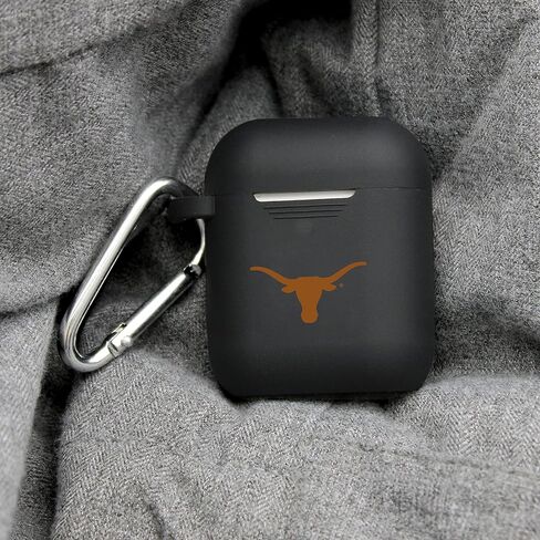 AFFINITY BANDS Texas Longhorns Silicone Case Cover Compatible with Apple AirPods Gen 1 & 2 Battery Case (Black) in Kuwait