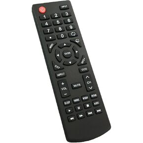 Replacement Remote Control Fit for DX15L150A11 DX-LDVD1910A RC-401-0A ZRC102 DXLCD1909 DXLCD2609 E198MZNKWBBDNN E198SZNKWBBBNN E268MZNKWBBDNN X55L150A11 DX-24LD230A12A for Dynex TV