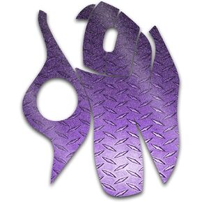 MightySkins Glossy Glitter Skin for Logitech M570 Wireless Trackball Mouse - Purple Diamond Plate | Protective, Durable High-Gloss Glitter Finish | Easy to Apply, Remove | Made in The USA