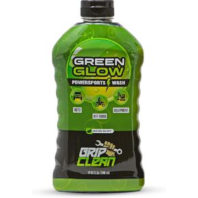 Grip Clean GreenGlow Powersports Wash - Ultimate Off-road Wash & Versatile Truck Wash. Car Wash Soap for Foam Cannon or Car Wash Bucket for Car Cleaning & Auto Detailing. High Strength & Foam Wash