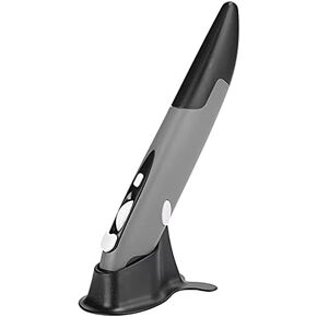 Tangxi Optical Pocket Pen Mouse,2.4G USB Digital Optical Pen Mouse,4 Adjustable 800/1200/1600 DPI Ergonomic Mice for PC TV Laptop Computer(Grey)