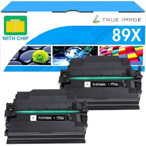 89X 89A CF289X Toner Cartridge Compatible Replacement for HP 89X 89A Black Toner Cartridge CF289X CF289A for Enterprise M507n M507dn M507x MFP M528dn M528f M528c M528z M507 M528 Series Printer (2Pack)