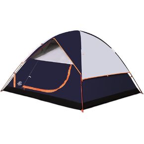 Camping Tent 1/2/3/4 Person,Portable Windproof Dome Tent,Lightweight Waterproof Family Hiking Tent w/Removable Rain Fly for Adults Kids Backpacking,Easy Setup for Camp Outdoor
