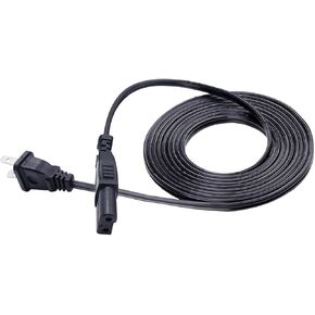 8ft Figure D Power Cord for Vizio Soundbar 2.0 SB3820-C6 SB2020n-G6 Sound Bar Power Cord 2 prong AC Extension Cable Replacement