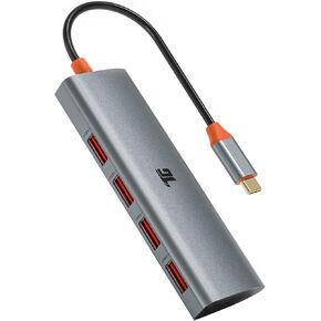 Tiergrade USB C Hub, USB C to 4 USB 3.1 Ports Adapter, USB 3.1 Hub with 10Gbps SuperSpeed for MacBook Pro/Air, iMac, Dell, Chromebook and More Type C Devices