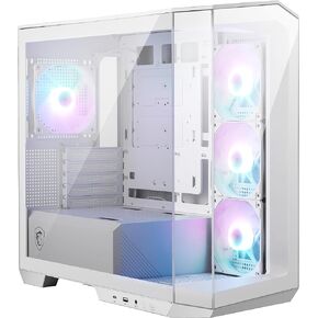 MSI MEG Maestro 700L PZ Mid Tower Gaming Case, Aluminum Unibody Design, Support Back-Connect Motherboard, One Piece 270-degree Panoramic Tempered Glass