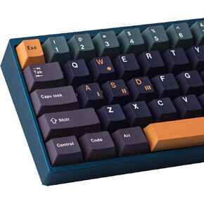 Keycaps PBT Keycaps 134 Keys Dye-Sublimation Custom Keycaps Set with 7U Spacebar Cherry Profile for English (US) Layout Cherry MX Swithes Mechanical Keyboards