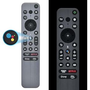 RMF-TX900U Voice Remote Control - Suitable for Sony TV Bluetooth Voice Remote Control XR-42A90K XR-48A90K with Backlight and Night Light
