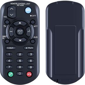 New RC-406 Replacement Remote Control for Kenwood Car Stereo System CD Receiver Audio Player KDC-MP155U KDC-X997 KDC-X697 KDC-655U KCA-RC406 KDC-355U KMR-355U KDC-255U KDC-X397 KDC-MP255U KDC-155U