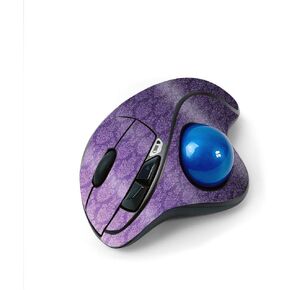 MightySkins Glossy Glitter Skin for Logitech M570 Wireless Trackball Mouse - Antique Purple | Protective, Durable High-Gloss Glitter Finish | Easy to Apply, Remove, and Change Styles | Made in The USA