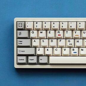 PBT Keycaps - 208 Keys Full Set Custom Keycap Set, Cherry Profile Dye-Sub Keycap for ANSI/ISO Layout 60% 65% 70% 100% Cherry Gateron MX Switches Mechanical Keyboard
