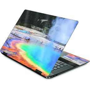 MightySkins Glossy Glitter Skin Compatible with HP Spectre X360 16" (2022) - Prismatic Spring | Protective, Durable High-Gloss Glitter Finish | Easy to Apply and Change Styles | Made in The USA