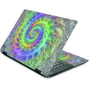 MightySkins Glossy Glitter Skin Compatible with HP Spectre X360 16" (2022) - Tripping | Protective, Durable High-Gloss Glitter Finish | Easy to Apply, Remove, and Change Styles | Made in The USA