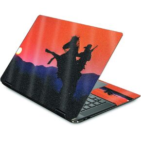 MightySkins Glossy Glitter Skin Compatible with HP Spectre X360 16" (2022) - Bronco Sunset | Protective, Durable High-Gloss Glitter Finish | Easy to Apply, Remove, and Change Styles | Made in The USA