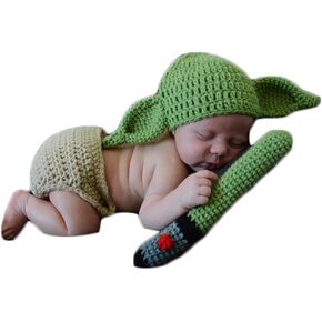 Newborn Photography Props Outfits Christmas Hat Pants Infant Baby Boy Girl Photoshoot Costume Green