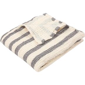 Cacala Muslin Swaddle Blanket for Unisex, 4 Layer Design, Newborn Receiving Blanket, Large 43" x 43", Soft and Breathable