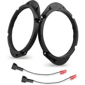 Door Speaker Spacer Bracket with Wire Harness Kit 5"x7" / 6"x8" to 6.5 Fit for Lincoln Aviator MKX Navigator Town Car, Fit for Ford Edge Escape Explorer F150/F350 Expedition 72-5600