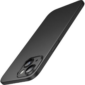 JETech Ultra Slim (0.35mm Thin) Case for iPhone 14 6.1-Inch, Camera Lens Cover Full Protection, Lightweight Matte Finish PP Hard Minimalist Case, Support Wireless Charging (Black)
