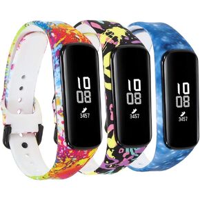 Compatible with Samsung Galaxy Fit2 Bands for Women Men, Pattern Printed Strap Accessories Replacement Watch Band for Galaxy Fit 2 Fitness Tracker