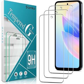 Slanku (3 Pack Tempered Glass for Motorola Moto G Power 5G 2024 Screen Protector, Touch Sensitivity, Scratch Resistant, Bubble Free, Case Friendly