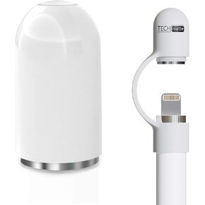 TechMatte Magnetic Replacement Cap Compatible with Apple Pencil 1st Generation (with Cap Holder) (Updated Version)