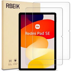 [2PACK 9H Hardness Anti-Scratch Bubble-Free Easy-Install Screen Protector Tempered Glass for Redmi Pad SE 11" Tablet