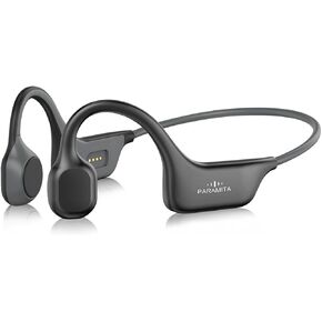 PARAMITA DG08 Bone Conduction Headphones,Bluetooth 5.3,Wireless Earphones Waterproof Sports Headset with Mic,for Workouts Running Driving (Black)